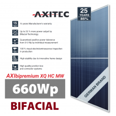 Panou fotovoltaic 660 Wp monocristalin bifacial AXITEC AXIbipremium XQ HC 660Wp (AC-660MBT/132V)