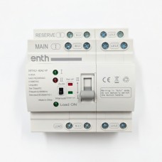 Comutator automat sursa solar-retea / retea-solar / retea-generator (ATS) trifazat, 4P, 63A (ENTHQ1-63/4P) + protectie UVP/OVP