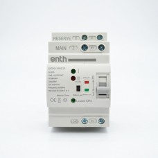 Comutator automat sursa solar-retea / retea-solar / retea-generator (ATS) monofazat, 2P, 63A (ENTHQ1-63/2P) + protectie UVP/OVP