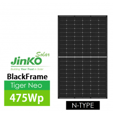 Panou fotovoltaic 475 Wp monocristalin Jinko Solar, JKM475N-60HL4-V (BlackFrame) (N-TYPE)