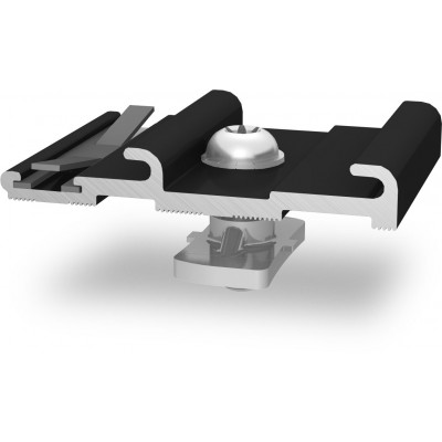 (K2 Systems) 2002763 InsertionRail CrossConnector Black (K2 Systems) 2002763 InsertionRail CrossConnector Black