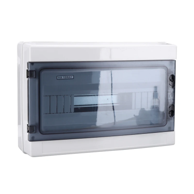 Cofret electric / tablou electric neechipat, plastic, model HA-18WAY, 18 module, etans (IP65)