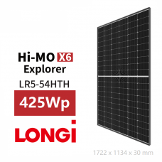 Panou fotovoltaic 425 Wp monocristalin LONGi Solar, LR5-54HTH-425M (BlackFrame) (HIMO-6)
