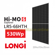 Panou fotovoltaic 530 Wp monocristalin LONGi Solar, LR5-66HTH-530M (HiMo6 Explorer) (BlackFrame)