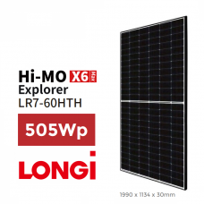 Panou fotovoltaic 505 Wp monocristalin LONGi Solar, LR7-60HTH-505M (HiMO-X6) (BlackFrame)