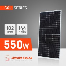 Panou fotovoltaic 550 Wp monocristalin SUNOVA SOLAR, SS-550-72MDH