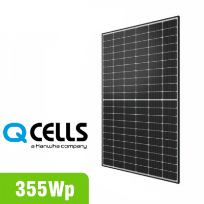 Panou fotovoltaic 355 Wp monocristalin Q Cells, Mono Q Peak Duo G6 Black Frame